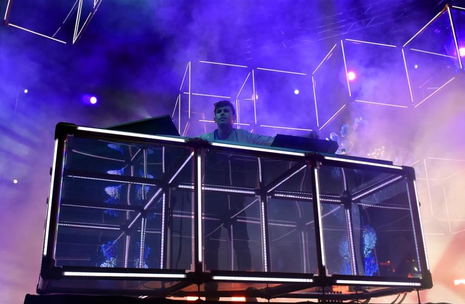 Electronic musician Flume. Photos by Gregor Richardson.