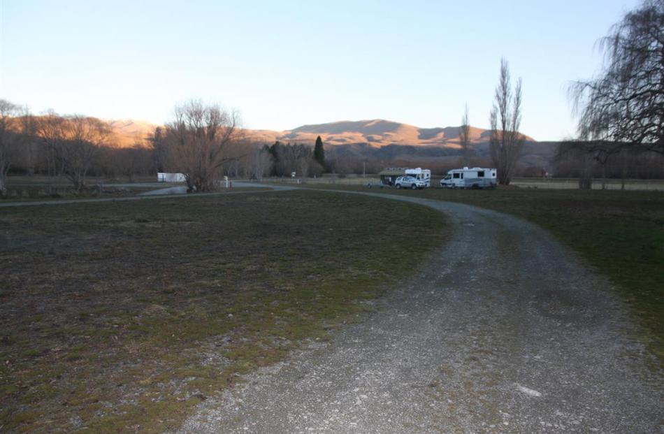 The Otematata boat harbour reserve, a popular camping area in the summer holidays. Photo by...