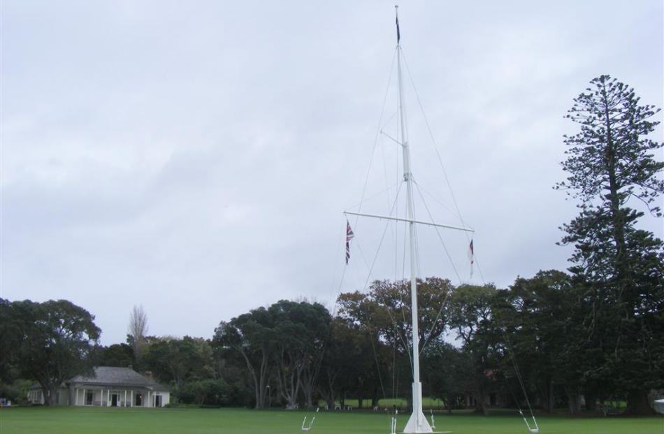 Waitangi’s historic  grounds dating from 1840, with its flagstaff, expansive acreage and 1830s...