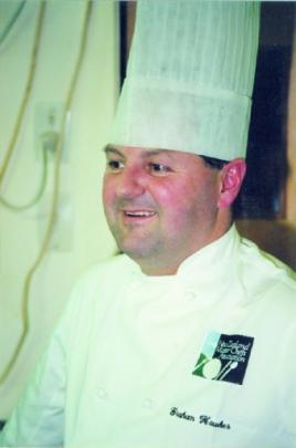 Invercargill chef Graham Hawkes at the Culinary Olympics in Germany in 1984. Photo supplied.