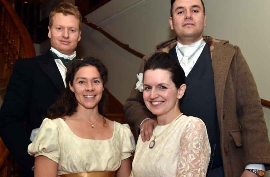 Craig and Kate Jenkins, of Australia, and Angela and Haki Cook, of Dunedin.
