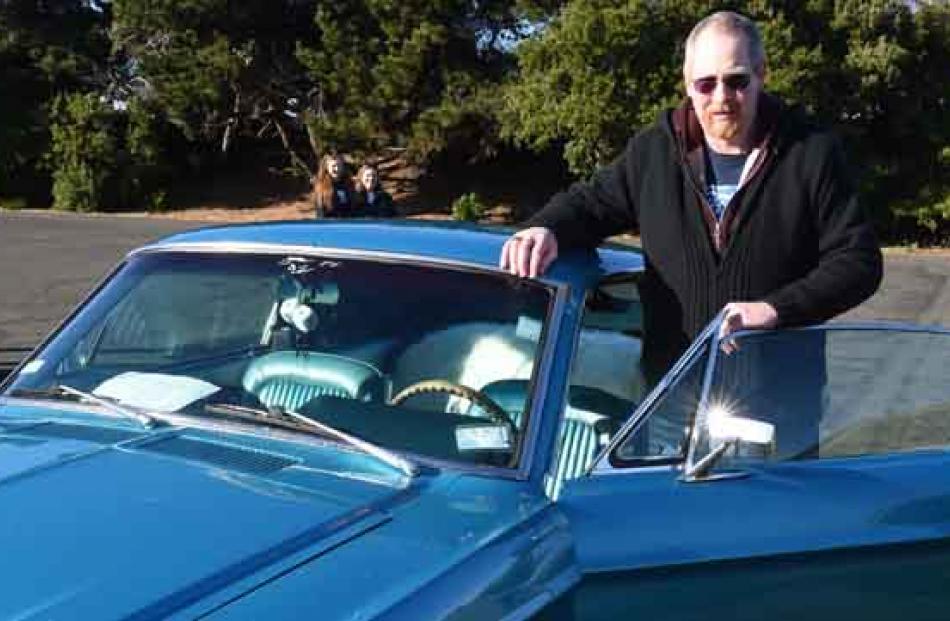 Norm Ranford, of Dunedin, with his classic Mustang.