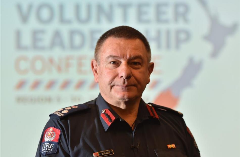New Zealand Fire Service Otago-Southland manager Dave Guard at the volunteer leadership...