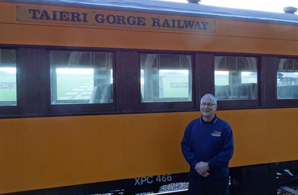 Otago Excursion Train Trust chairman Trevor Buchanan is encouraging people to join him as...