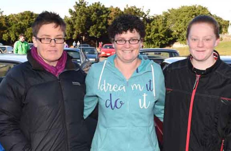Donna-Marie Davies, Raewyn Stichman and Shanae Weatherston, all of Dunedin.