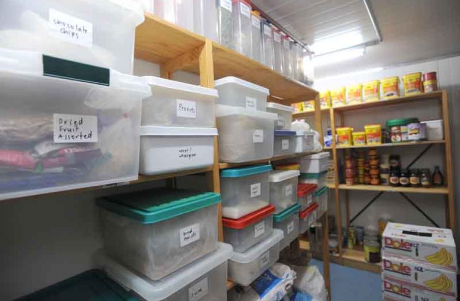 Well-stocked kitchen store.