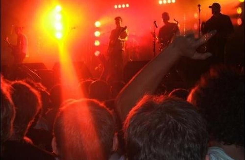 The Black Seeds create an electric atmosphere during a concert at the Lake Hawea Motor Inn on New...