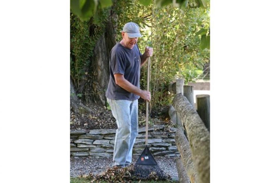 Ian Mill, Wine Connoisseur, past co-owner of Gantleys Restaurant, still looks after the gardens....