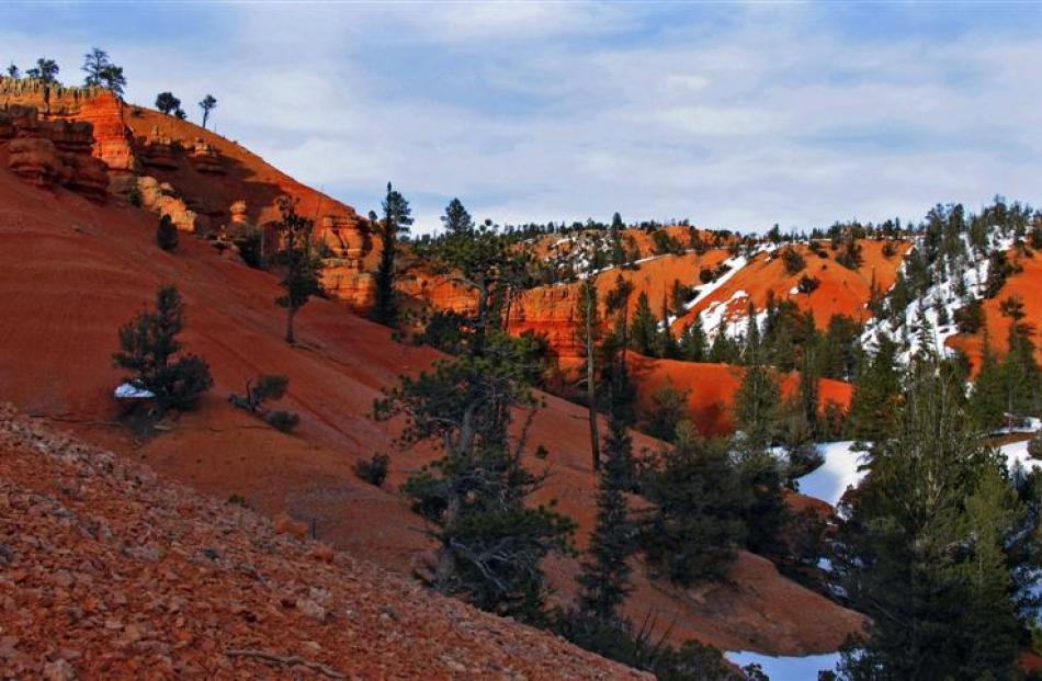 Utah's Red Canyon, near Bryce Canyon National Park, is thought to be an old Butch Cassidy hide-out.