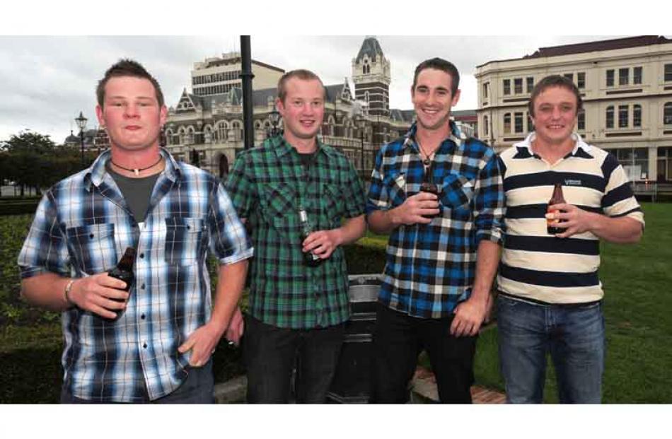 Dan King, Mike Smeaton, Craig Dewar and Justin Chalmers.