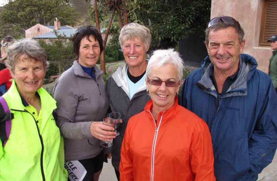 From left, Ann Paterson, of Bannockburn, Janice Hodges, of Dunedin, Olwyn McKay, of Alexandra,...
