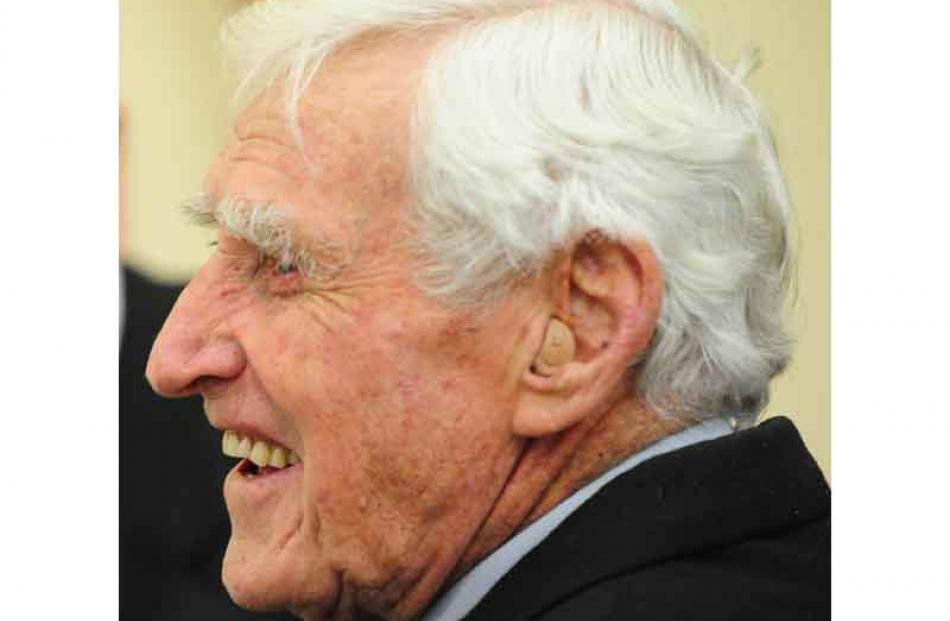 John Milne, 85: "There's a lot who can't get down here now; somebody has to."