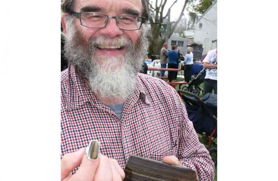 Self-taught Arrowtown-based jeweller Ray Wade.