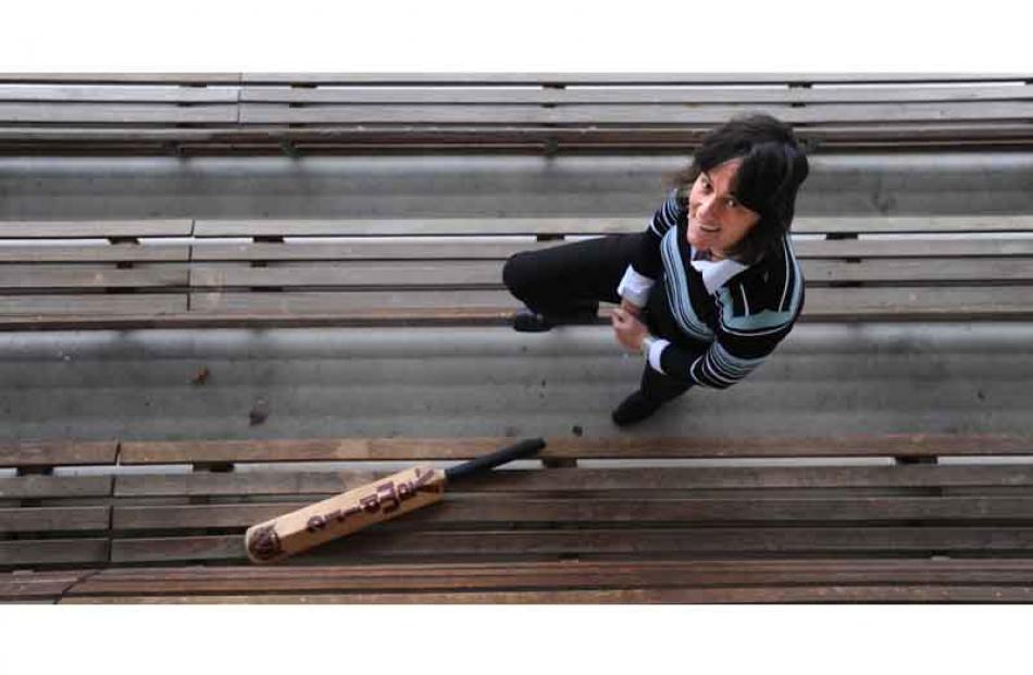 Clare Taylor, who has taken on a new role with Otago Cricket, poses for ODT photographer Peter...