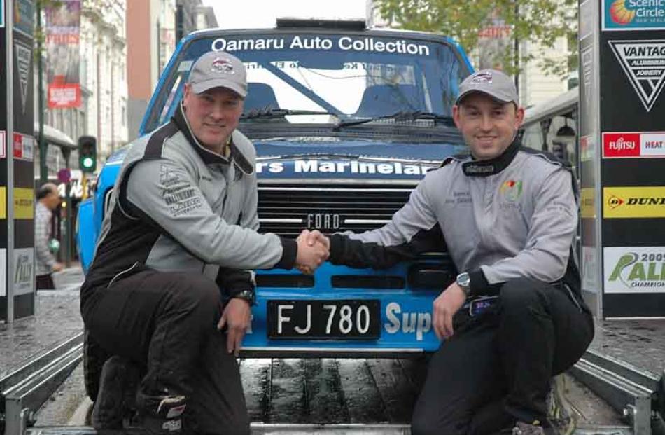 Derek Ayson (driver, left) and Greg Scott (co-driver, right): the first Otago pairing in more...