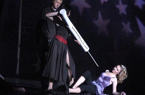 South Otago High School: Chris Hakkaart (17), Kate Morrison (17) bad fairy, Ashleigh Gardner (16)...