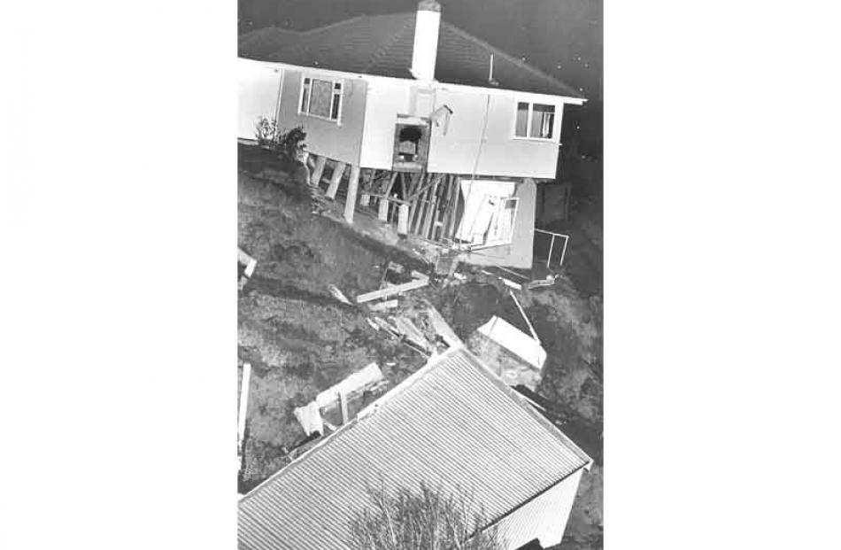 Some of the destroyed houses.