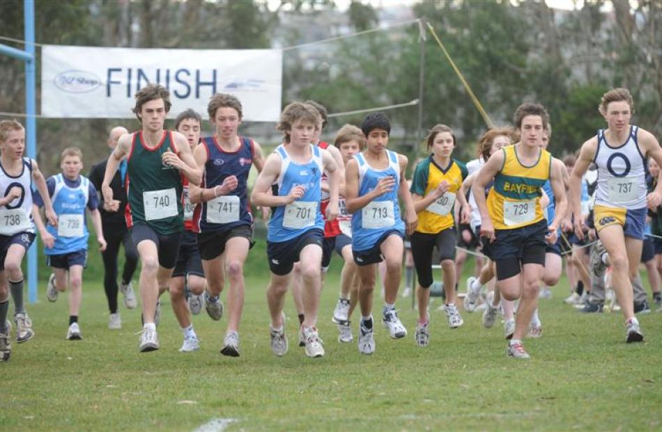 In the boys and mixed race are: Jack Hunter (Otago Boys), David Whyte (Kings), Ben Jowsey ...