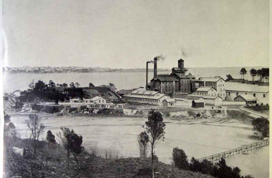 The New Zealand Sugar Refining Company's works at Chelsea, Auckland.