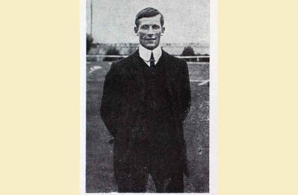 Mr G. P. Keddell, Dunedin, who won the 120 and 440 yards hurdles at the Australasian amateur...