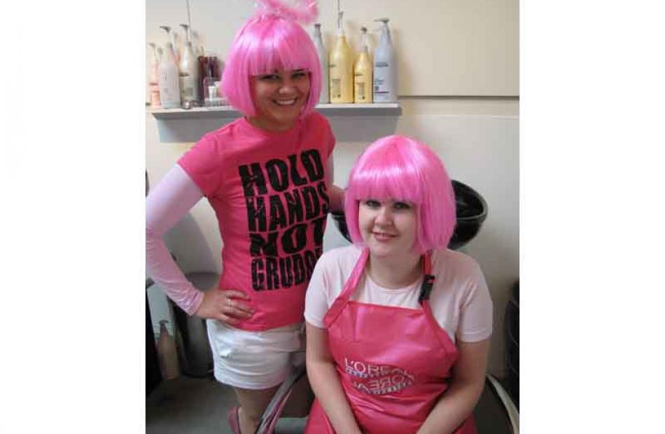 D'Or Hair Stylists' Stacy McTaggart, left, and Emma Farquharson.