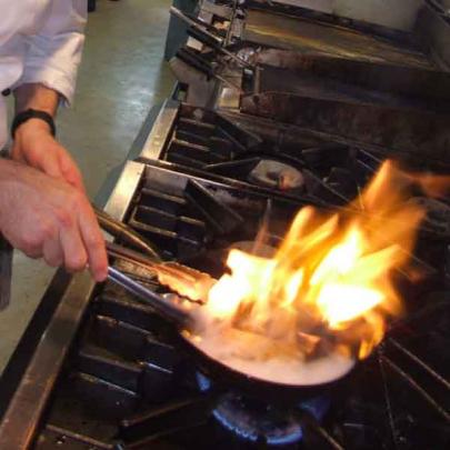 Edgewater Resort head chef Damon McGinniss