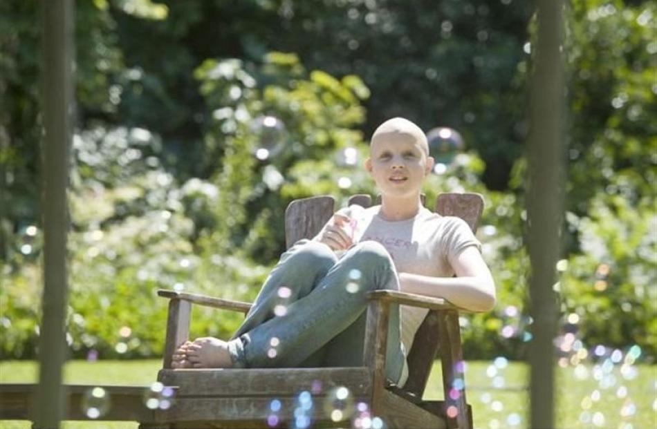 Sophia Vassilieva plays the older sister with leukaemia. Photos by Roadshow Films.