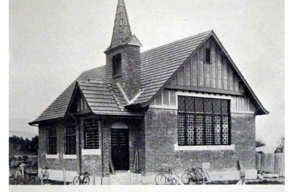 The new Presbyterian church at St Clair, opened on Sunday November 7, 1909.