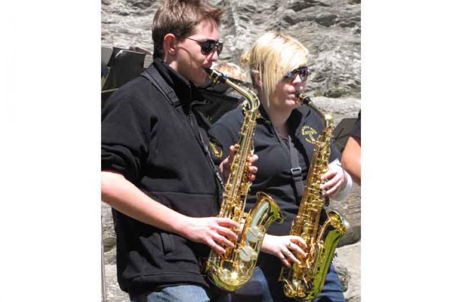 Sax section.