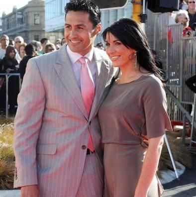 Brendon Pongia and wife Michelle Kirkland.