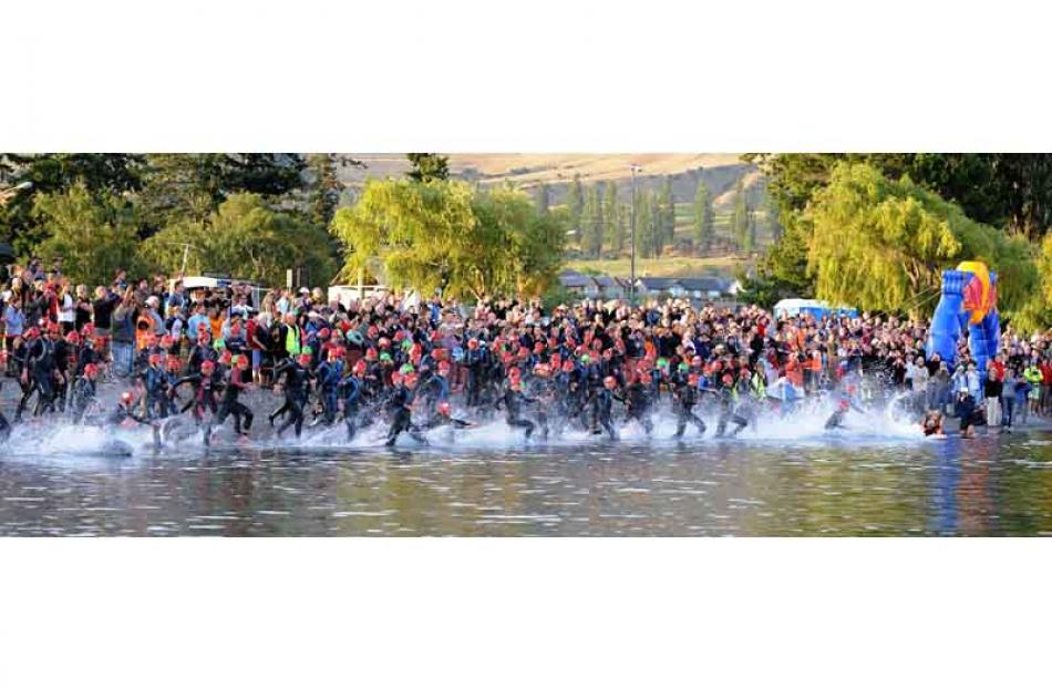 A large crowd of spectators and supporters gathered on the shore of Lake Wanaka on Saturday...