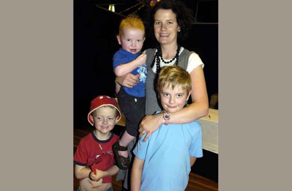 Aroha Bolton with children from left Charlie Bolton (5), Nicholas Bolton (18months), Oliver...