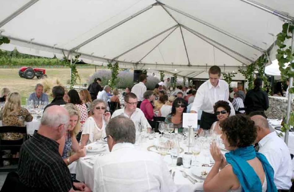 Tickets were sold out in 10 days for the celebrity lunch at Amisfield Wine Company's Bistro.