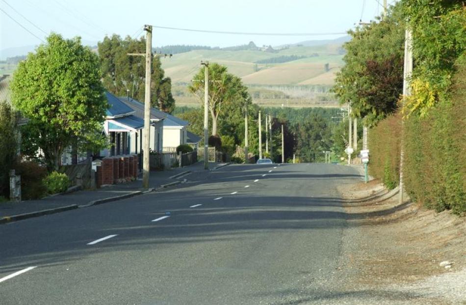 The quiet town of Benhar today.