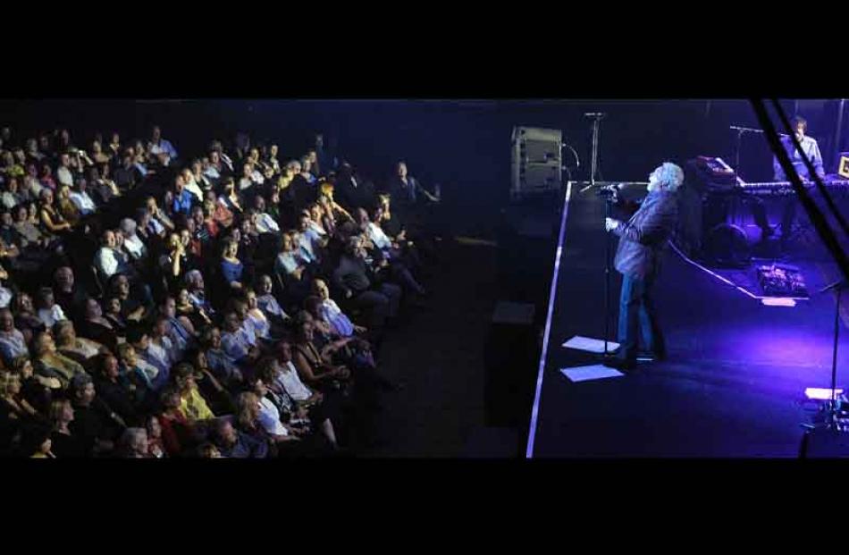 The concert in Dunedin Town Hall last night.