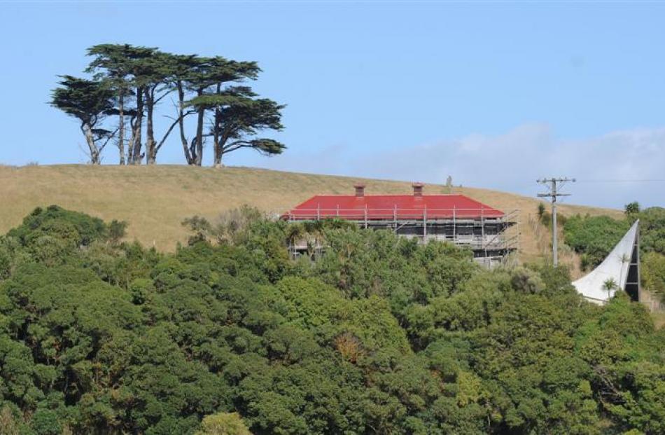 The building as seen from the harbour.