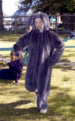 Dunedin actor Danny Still in Mr Bun Bun's Terrible Day. Photo by Jane Dawber.