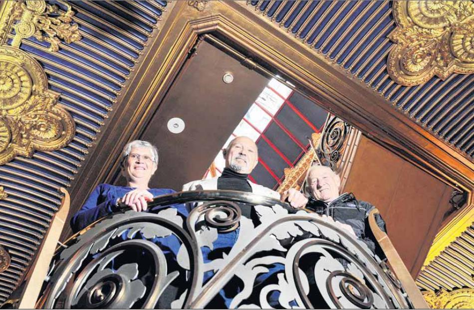 Three descendants of the Watson family — (from left) Lynnette May, Gordon Watson and David Watson...