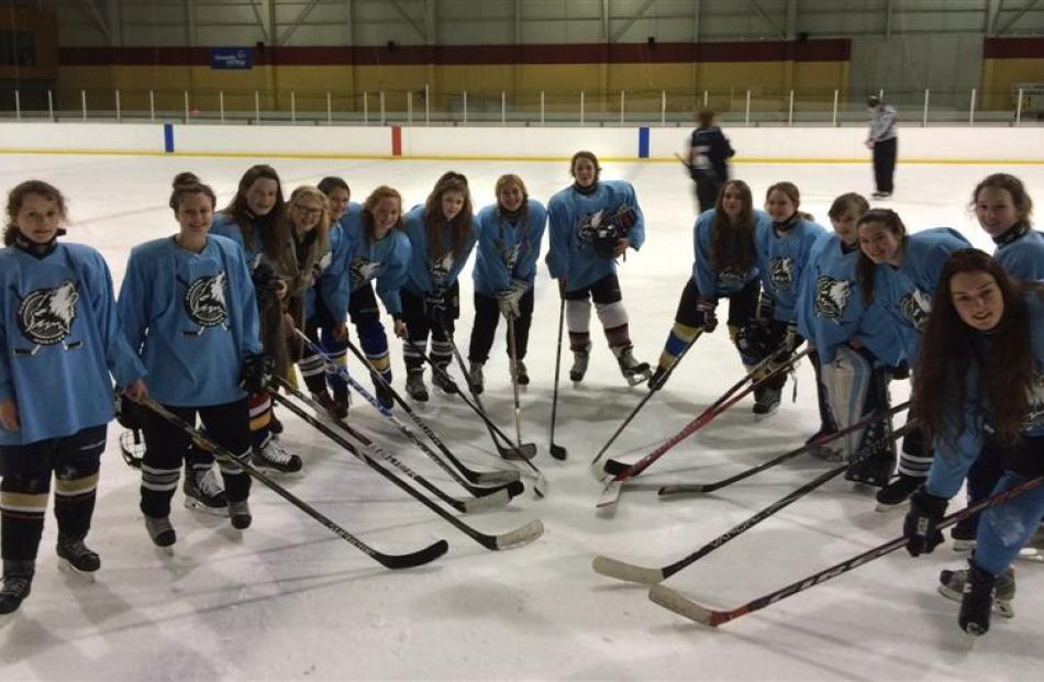 (From left) Hannah Cross (Columba), Caitlin Orr, Erin Marshall, Georgia Trillo, Emma Orr (all...