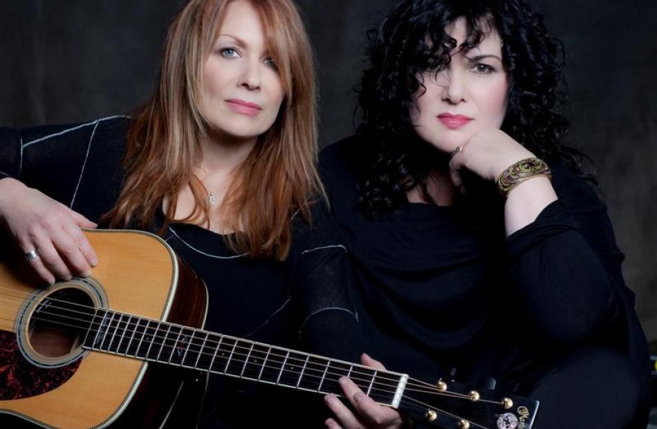 Heart: Nancy (left) and Ann Wilson. Photo by Elephant Publicity.