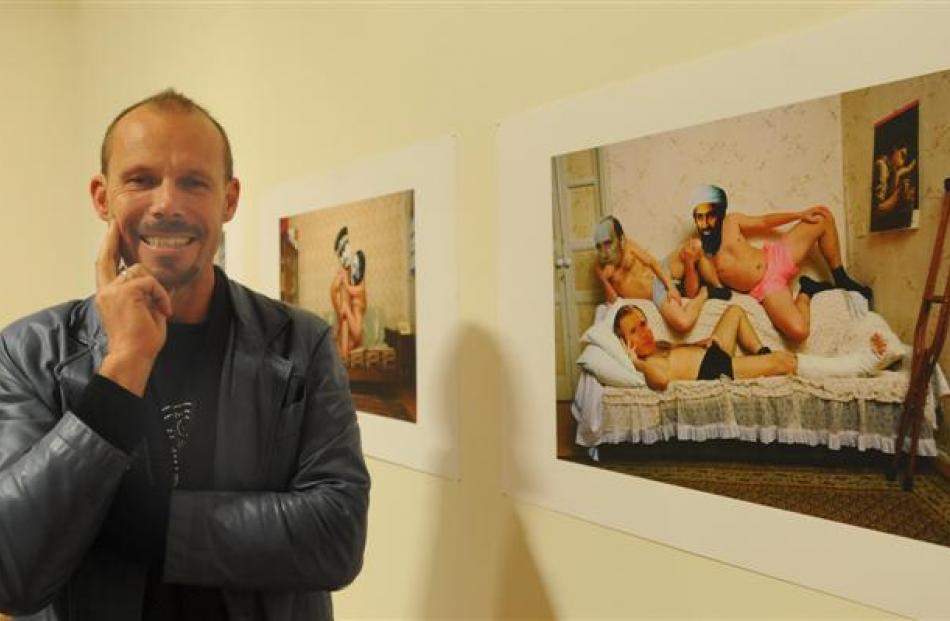'I Was Russia' curator Marcus Williams. Photo by Peter McIntosh.