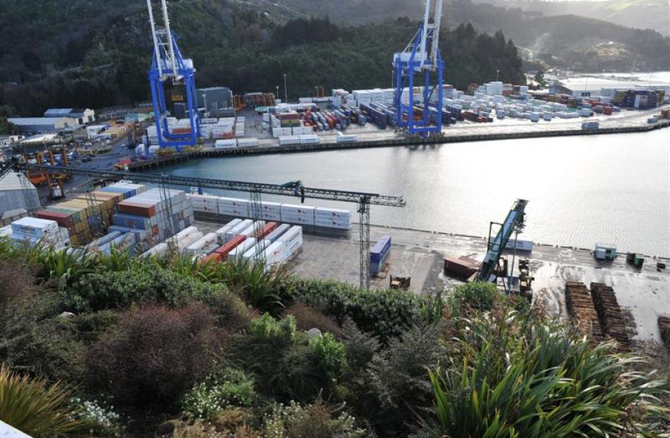 Port Otago makes gain on Lyttelton Port of 
Christchurch shares. Photo by Craig Baxter.