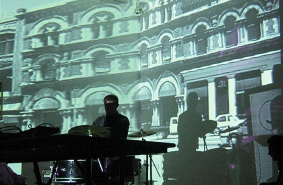 'Refining Light' is an 'expanded cinema' event in which musicians improvise a soundtrack to images.