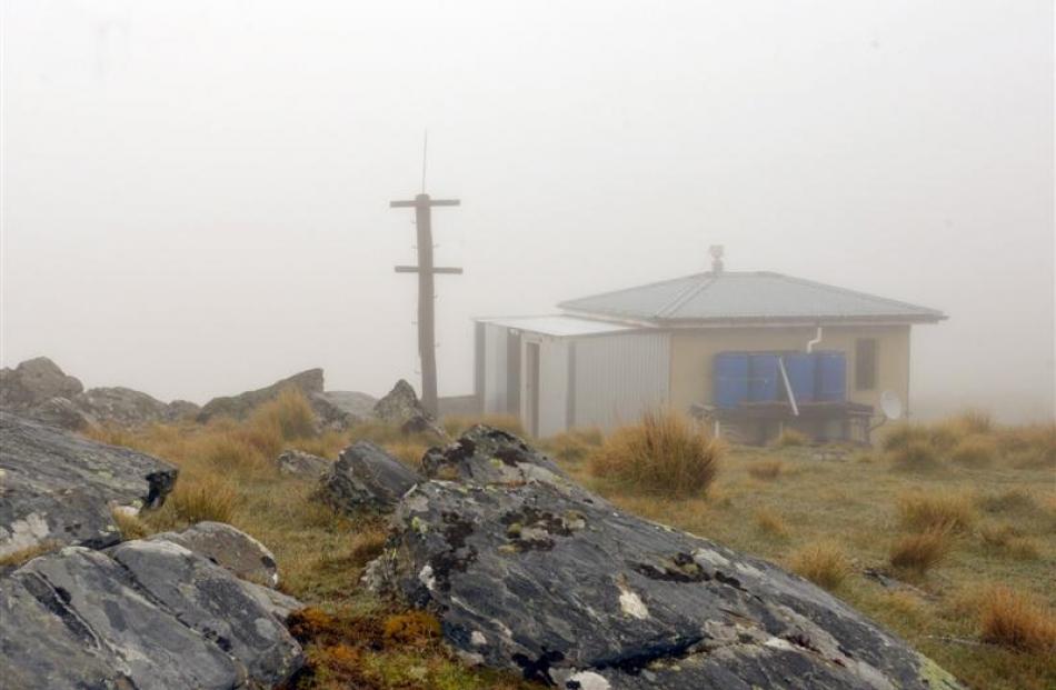 The hut on Mt Alexander Station in Dansey Pass.