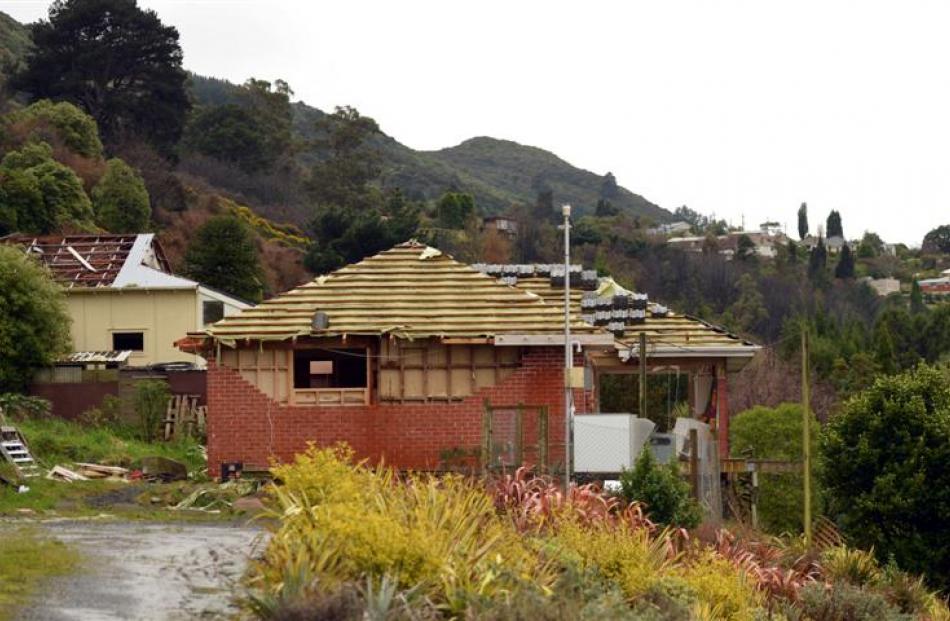 Two of the houses. Photos by Stephen Jaquiery.