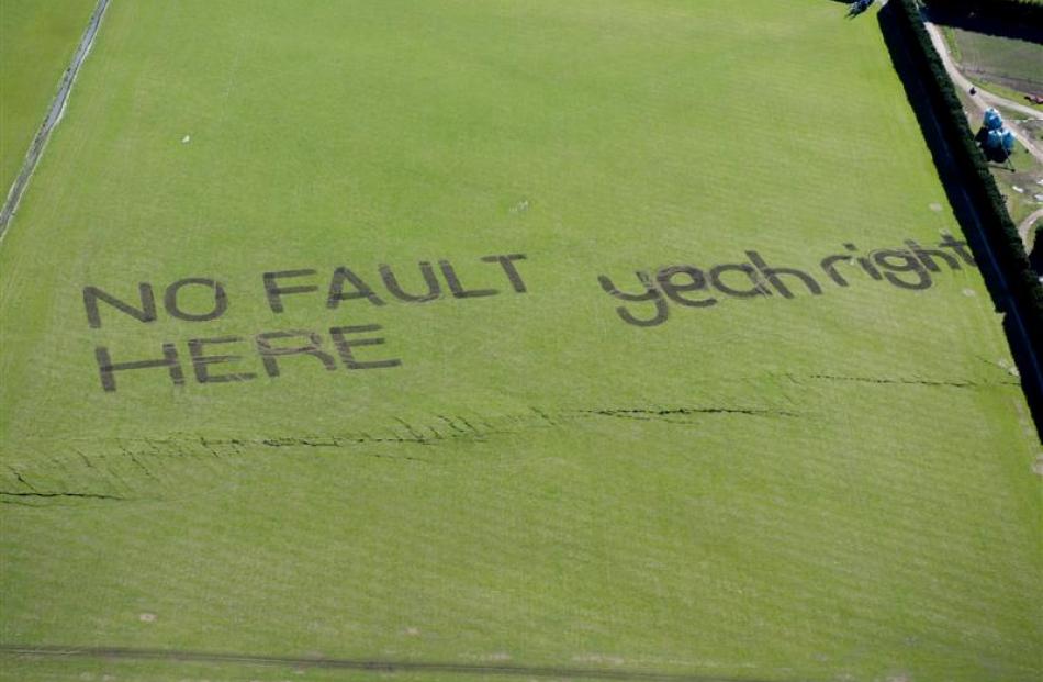A Canterbury farmer uses humour to get through the aftermath of the September 2010 earthquake....