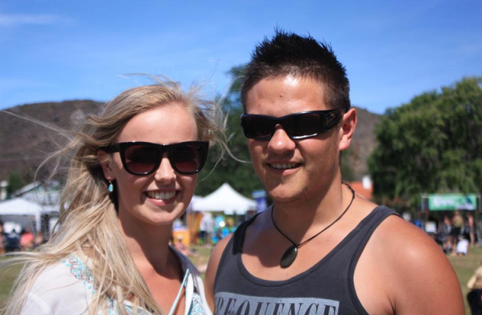 Jess Cathro and Matt Anderson, both of Dunedin.