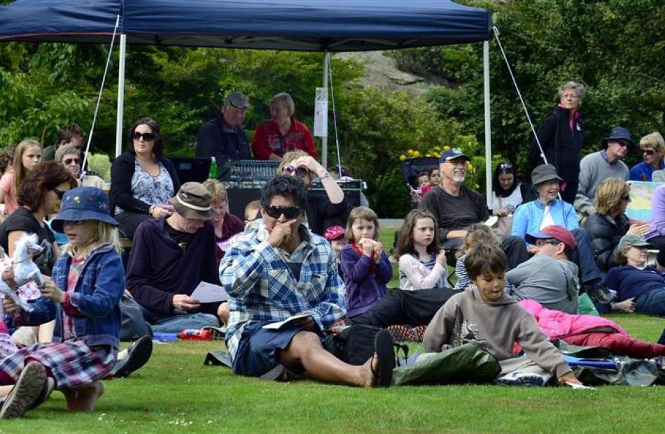 A portion of the crowd at this year's Lark in the Park. Photos by Peter McIntosh.