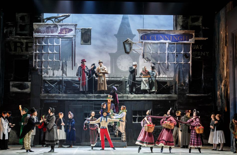 A scene from the Royal New Zealand Ballet's 2014 production A Christmas Carol. Photos by Evan Li.