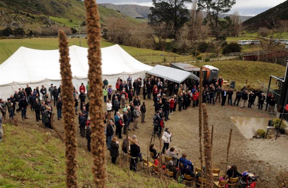 About 300 people were invited to the opening of the Talla Burn power station, marking the...